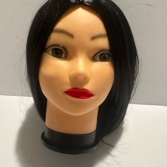 New Black Shoulder Length Cosplay Synthetic Wig For Women|12 Inches - Picture 11 of 11